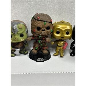 Funko Pop! Vinyl: Star‎ Wars Chewbacca Mace Windu C-3PO Special Edition Lot Six